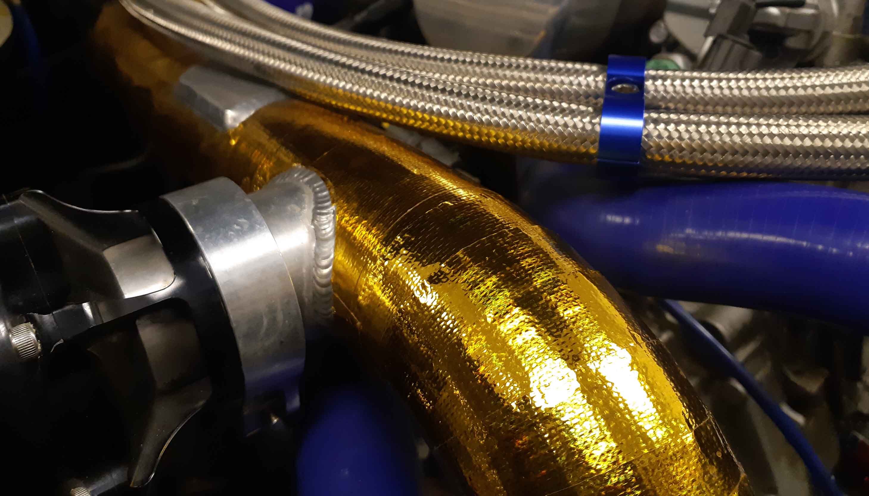 civic reflective tape on intercooler piping