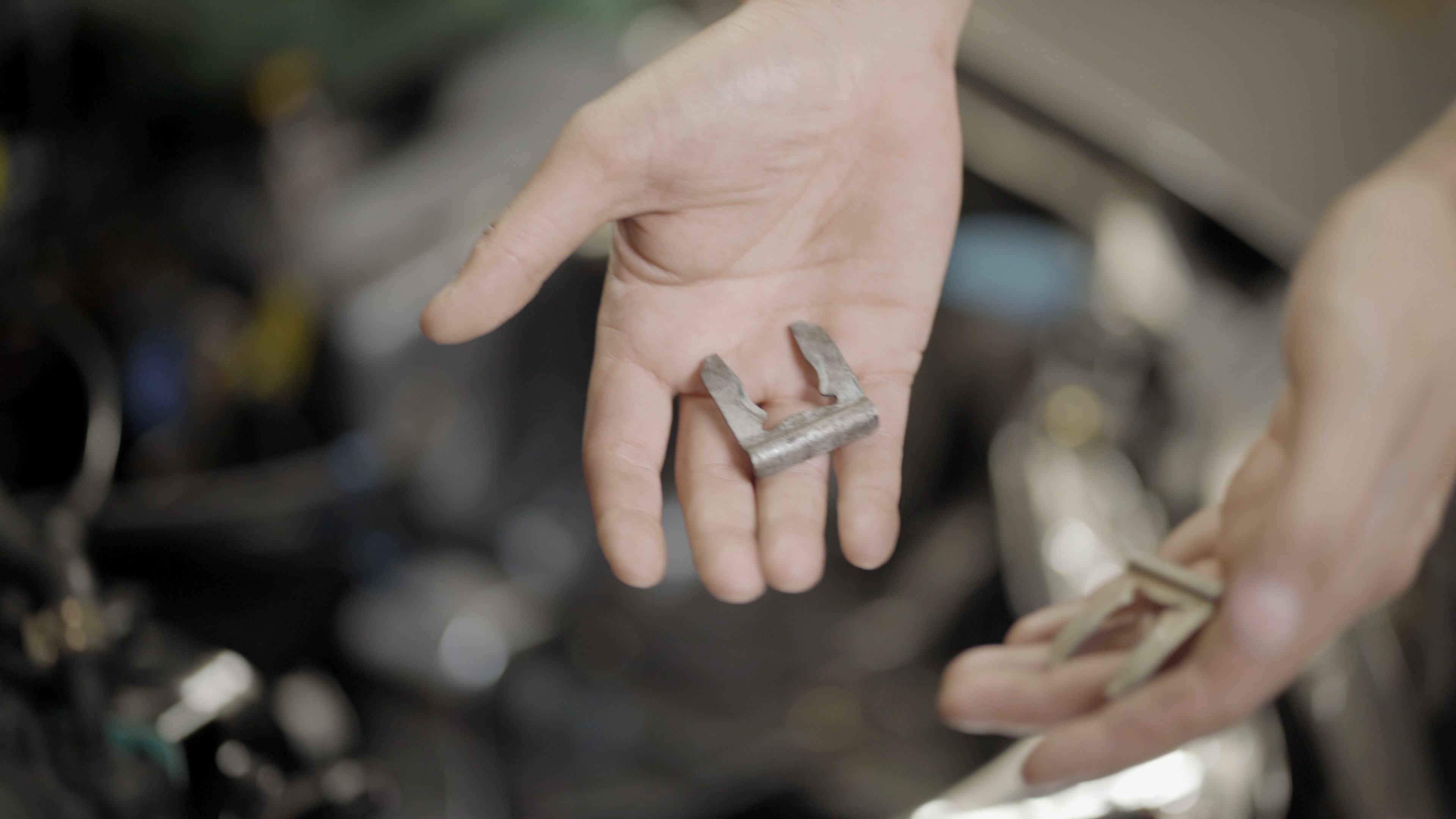 the removed shifter retaining clips